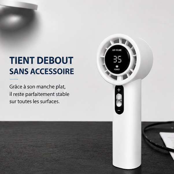 Mini ventilateur FeelCool blanc - vue de face