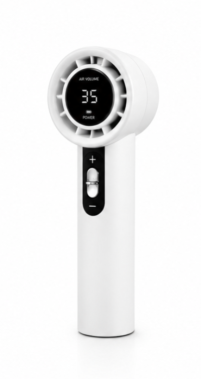 Mini ventilateur FeelCool blanc - vue 3/4 avant